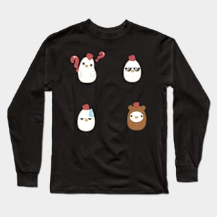 Chickey Jr Sticker Pack Long Sleeve T-Shirt